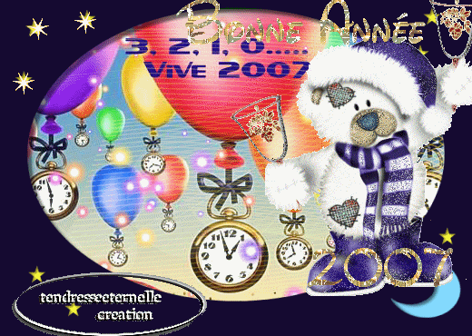 BONNE ANNEE 2007 A VOUS TOUS